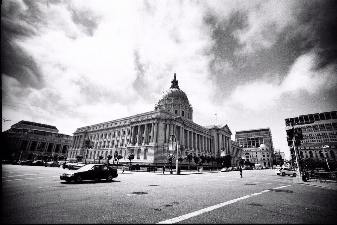 blackandwhite at San Francisco City Hall by Koduckgirl