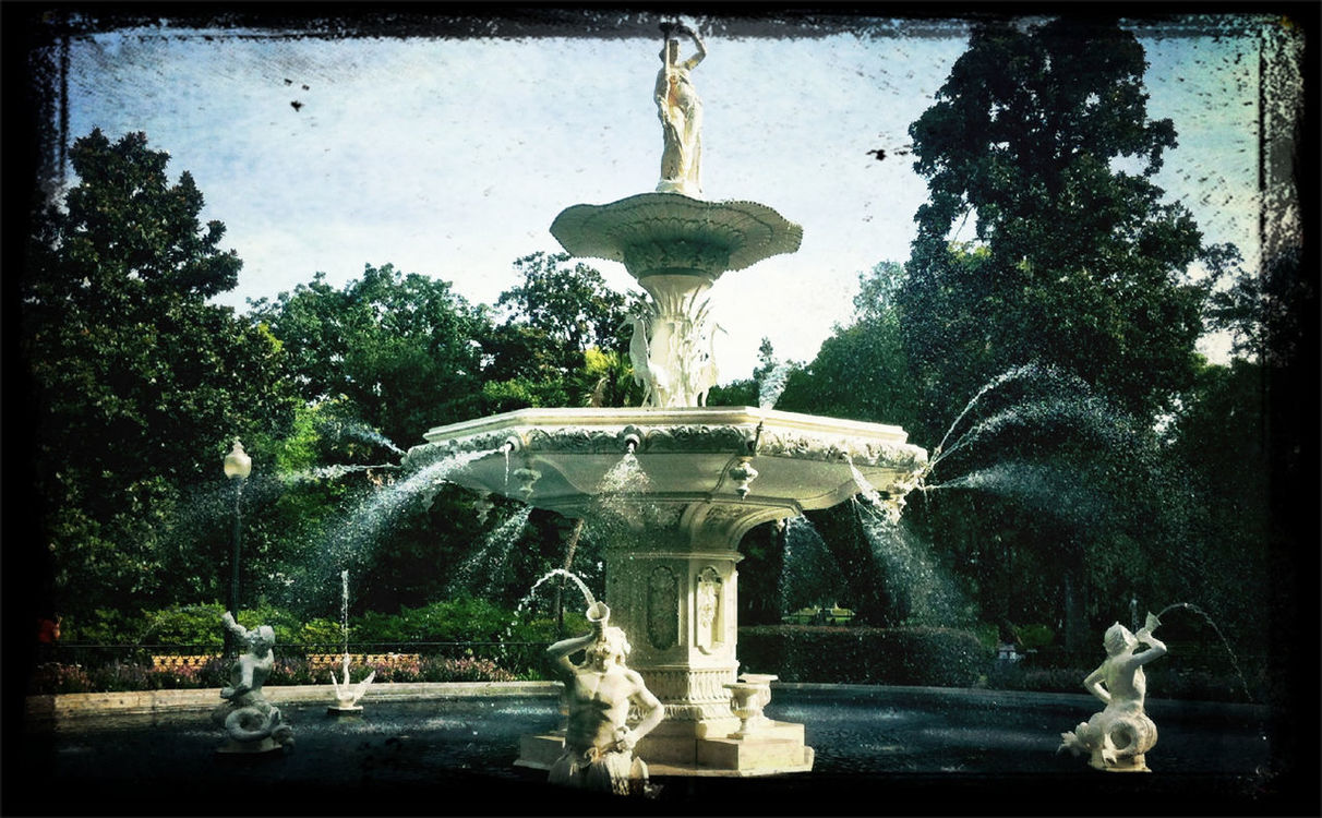 Fountain at Forsyth Park Fountain by Chris Bautista