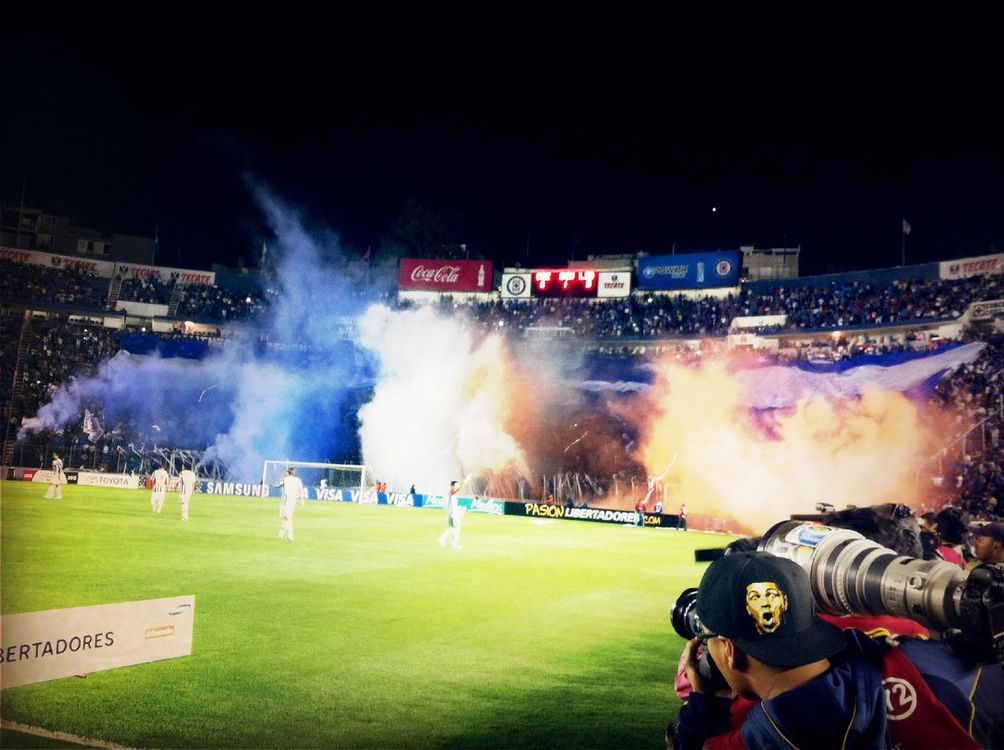 soccer stadium at Estadio Azul by elpacman