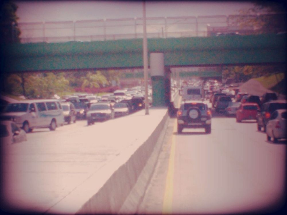Traffic at Ave. Jesus T Pi~nero by Hector Nazario