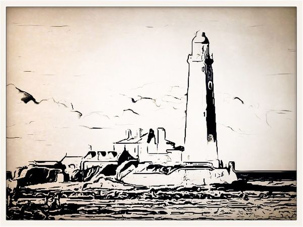 at whitley bay at whitley bay by Nick Stovey
