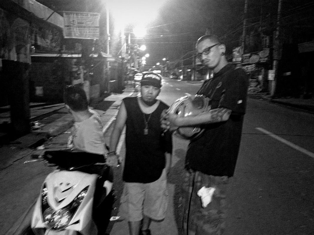 Hanging out at South Marina Paint & Bodyworks by Charley Espiritu