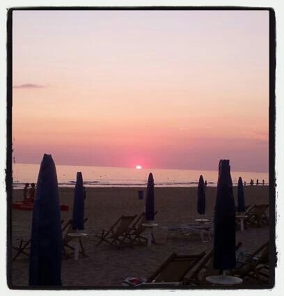 sunset at Lido Dei Pini by Barbara@