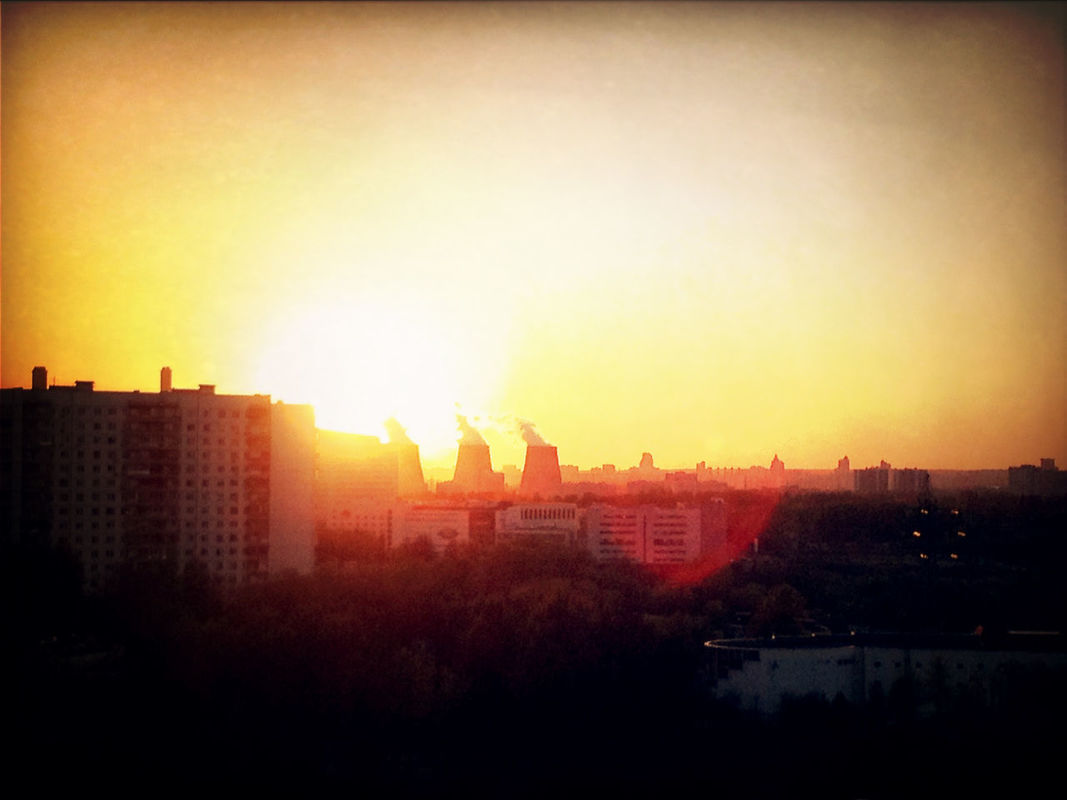 sunset at Moscow by Liza