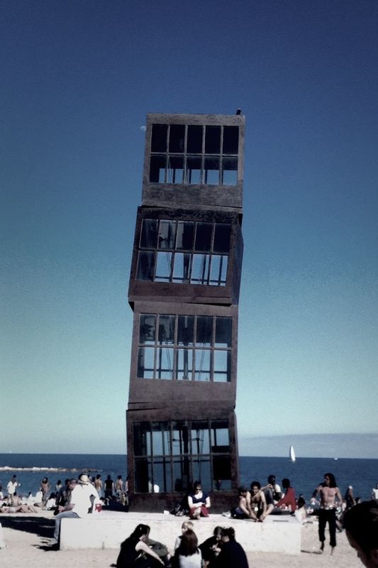 beach at Barcelona by Elena