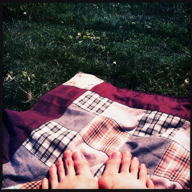 Enjoying the Sun at Royal Arsenal Riverside by Tig