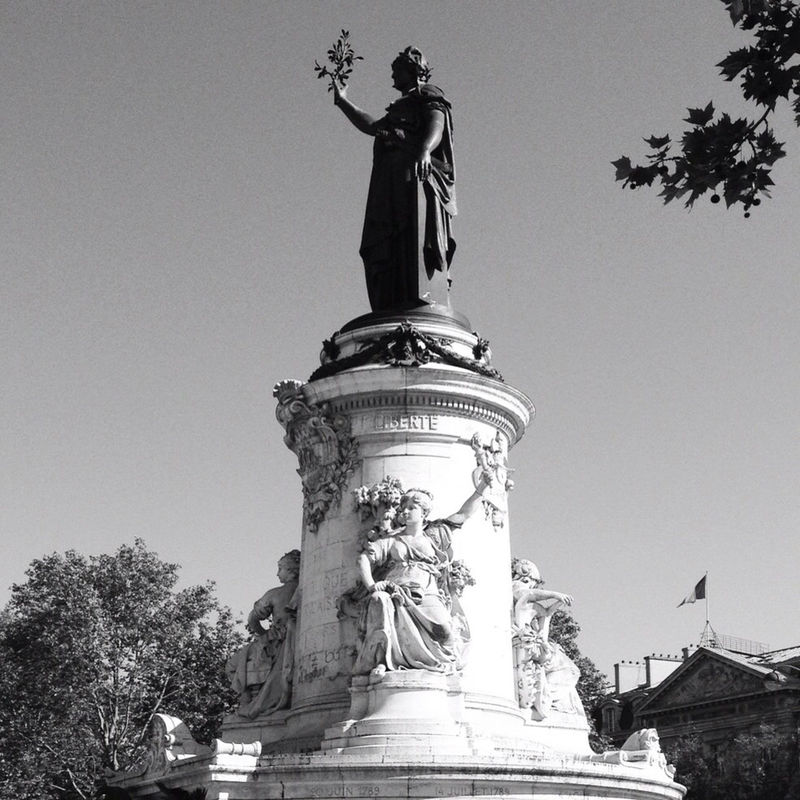 blackandwhite at Place de la République by Black and White