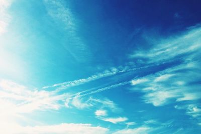 Low angle view of cloudy sky