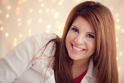 Portrait of a smiling young woman