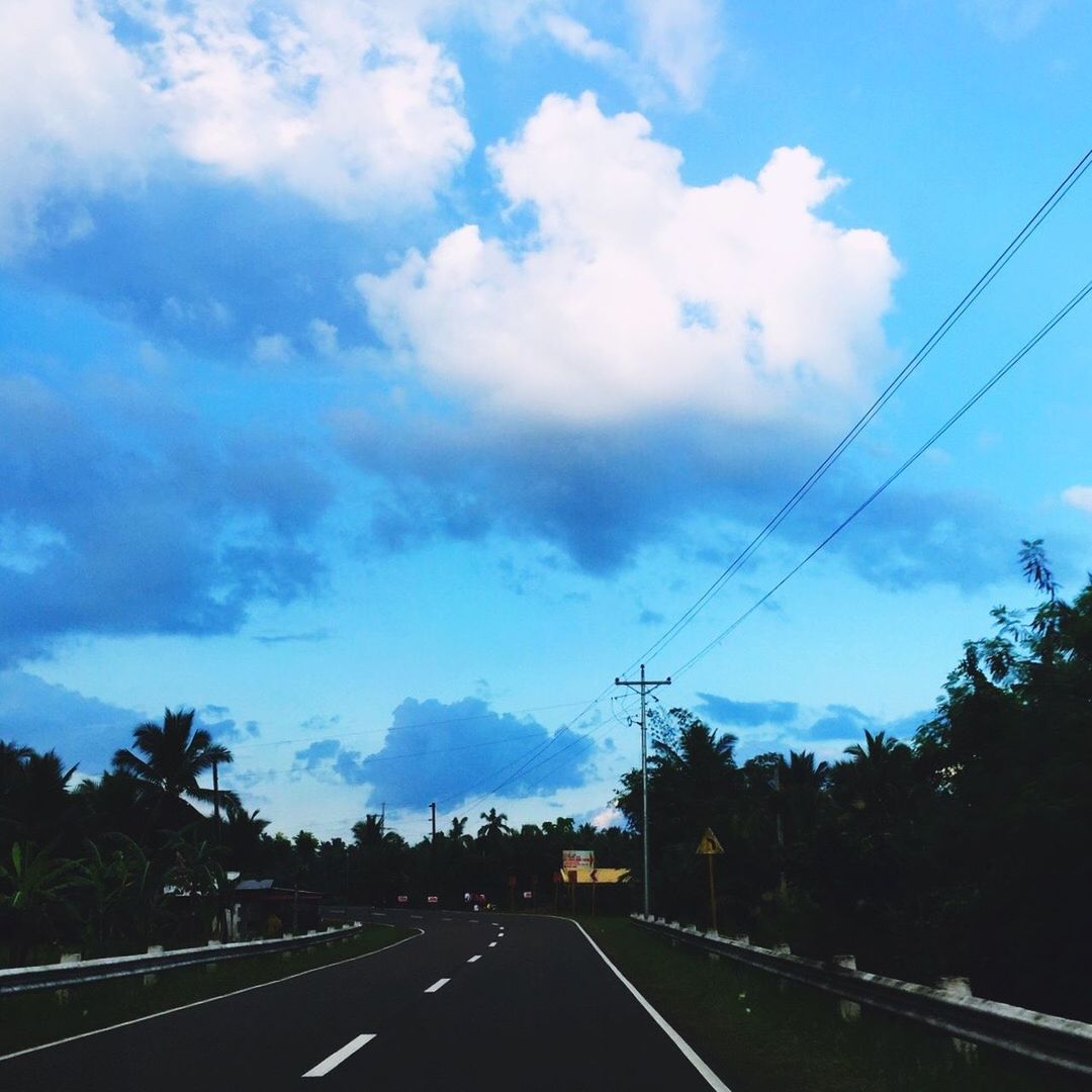 VIEW OF ROAD AGAINST SKY