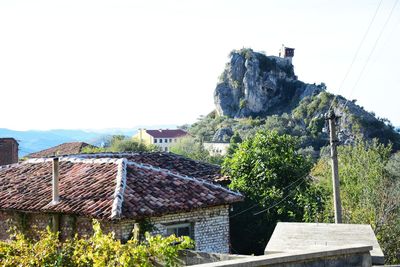 House against clear sky