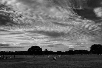 Scenic view of cloudy sky