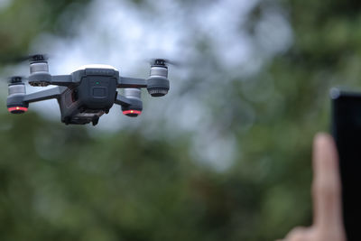 Close-up of drone 