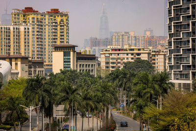 Buildings in city