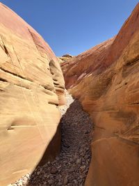 Rock formations on mountain