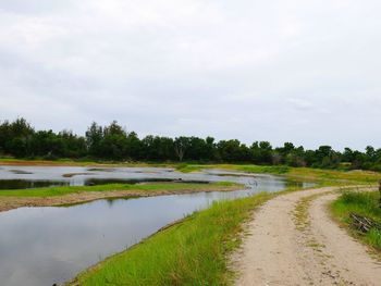 Scenic view of landscape against sky