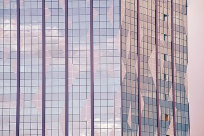 Full frame shot of modern building against sky