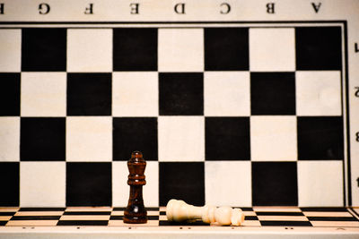 Full frame shot of chess board