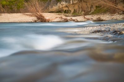 Surface level of sea shore