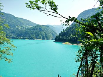 Scenic view of mountains