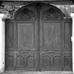 Close-up of ornate door