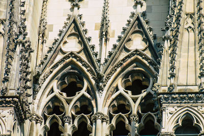 Low angle view of ornate building