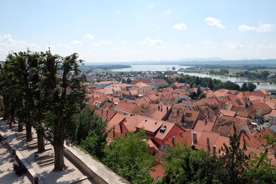 Ptuj, town on the drava river banks, lower styria region, slovenia