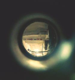 Close-up of glass window