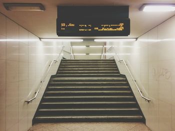 Low angle view of staircase