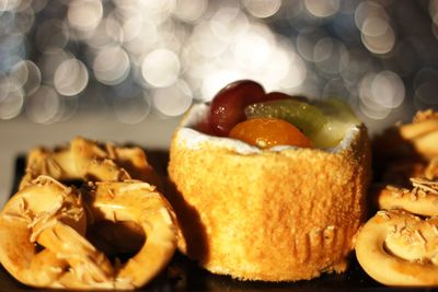Close-up of food in plate