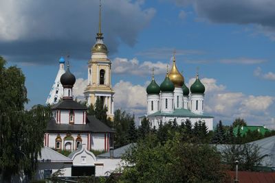 View of building against cloudy sky