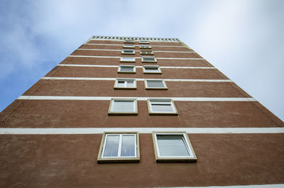 Low angle view of building against sky