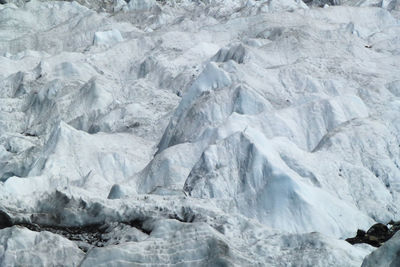 Full frame shot of frozen landscape