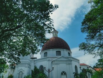 Low angle view of cathedral against sky