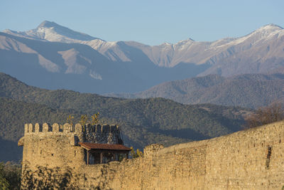 Scenic view of mountains