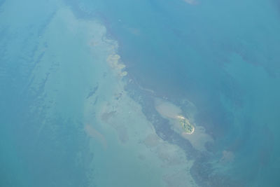 Aerial view of sea