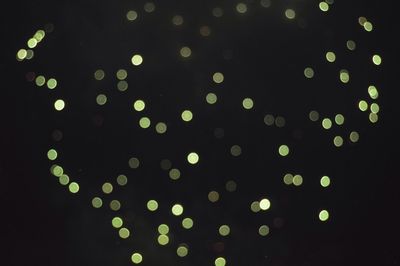 Close-up of illuminated light