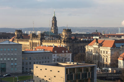 High angle view of a city