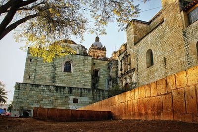 Low angle view of historical building