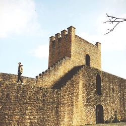 Low angle view of church