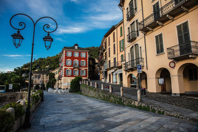 Street amidst buildings in town
