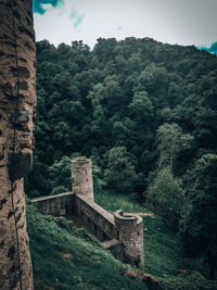 View of old ruin building