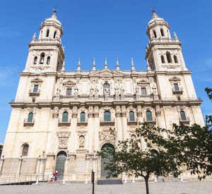 Low angle view of historical building