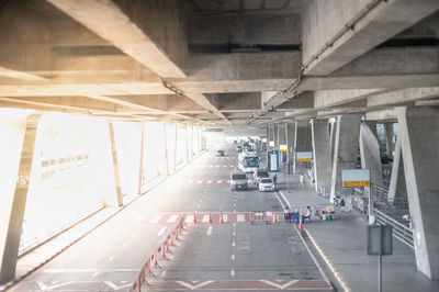 View of bridge in city