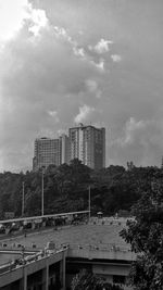 Modern buildings against sky