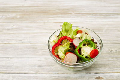 Close-up of vegetables on table