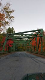 Road along built structures