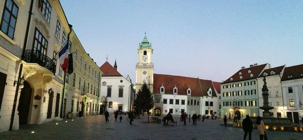 View of church in city