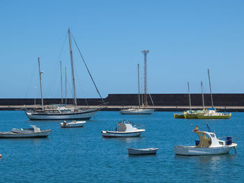 Arrecife and the island lanzarote