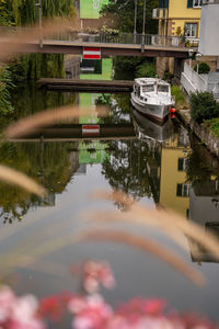 Reflection of buildings in canal